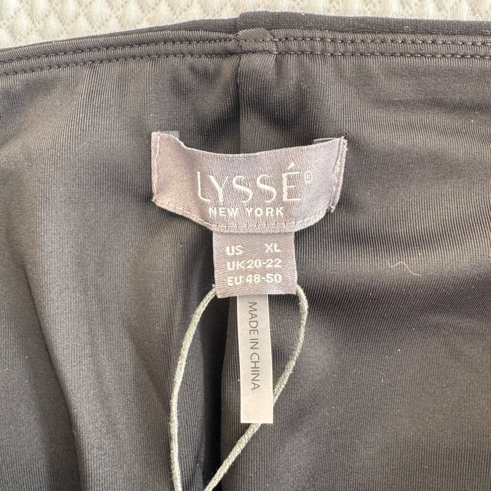 Lysse Black Flare Ponte Women's Pants - Picture 3 of 5